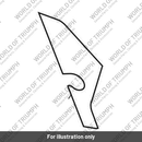 Decal, Front Mudguard, LH, Pure White (T2315119)