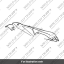 Tank Panel, LH, Rally, Sapphire Black (T2315122-PM)