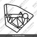 Decal, Rad Panel, LH, Lower, GT, Blue (T2315311)