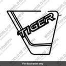 Decal, Rad Panel, RH, Rlex, Matt Graphite (T2315761)