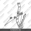 Decal, Rad Cowl, Baja Orange (T2316068)