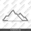 Decal, Rad Cowl, Blue/White (T2316556)