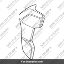 Cowl, Radiator, RH, Matt Silver Ice (T2316605-MT)