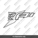 Decal 1, Tank, Rally, RH, Red (T2316736)