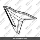 Rad Cowl, FR, RH, Sapphire Black (T2316797-PM)