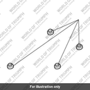 Rubber Foot, 6mm (T2317399)