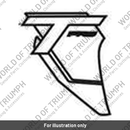 Decal 1, Tank, GT, LH, Satin White (T2317811)