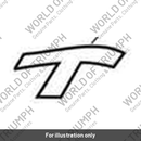 Decal 2, Tank, GT, RH, Sapphire Black (T2317942)