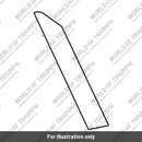 Decal, Rear Panel, LH, Grey (T2318531)