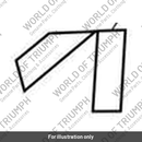 Decal, Sidepanel, LH, White (T2318835)