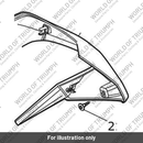 Side Panel, LHS, Carbon, Triumph Racing Yellow (T2319908)