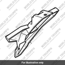 Number Plate, Moulding (T2320000)