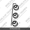 Damper, Tapered, Rubber (T2350802)