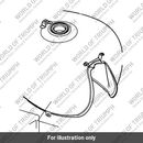 Spacer, Fuel Tap Assy, T309RT (T2400151)