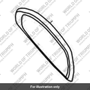 Knee Pad, Fuel Tank, RH (T2400852)