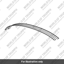 Half Gasket, Tank Strap, Adhesive (T2401987)