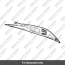 Infill, Fuel Tank, LH, Carbon (T2402583)