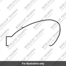 Decal, Fuel Tank, Chrome, RH (T2403359)