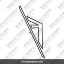 Decal, Fuel Tank, LH, Rear, Phantom Black (T2403591)
