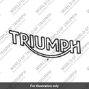 Decal, Triumph Logo, Phantom Black (T2403594)