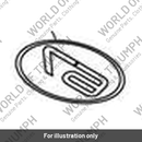 Decal, Tank Side, 67, Snowdonia White (T2403808)