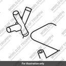 Connector Hose, 4-Way (T2403945)
