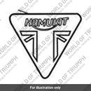 Decal, Tank Badge, Phantom Black (T2404072)