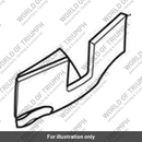 Heat Pad, Fuel Tank, Front (T2404144)