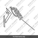 Decal, Fuel Tank, LHS, Sym, A4 (T2404167)