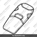 Kit, Rubber Fuel Tank Pad (T2406539)