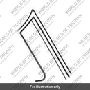 Decal 1, Fuel Tank, RH, Colour 1 (T2407472)