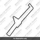 Decal, Fuel Tank, RH, White (T2409665)