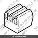 Rubber, Tank Mount (T2409999)