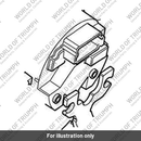 Speedo Gauge, KPH (T2500919)