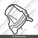 Cover, Reg Rec Connector, Mldg (T2503638)
