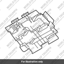 Bracket, ECU, Moulding (T2503949)