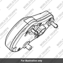 Instrument Pack, LCD, KMH, JP (T2503954)