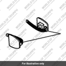 Cable Guide, Headlight Casing (T2700402)