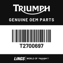 Spacer, Number Plate Bracket (T2700697) barcode