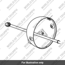 Bowl, Headlight, Pntd, Jet Black (T2700928-PG)