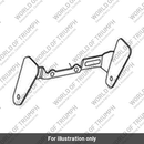Bracket, Side Reflectors, Rear (T2701021)