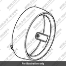 Rim, Headlight, Black (T2701135)