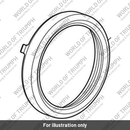 Bezel, Headlight, Clear (T2701171)