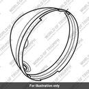 Bowl, Headlight, Black (T2701178)