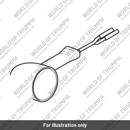 Indicator, Black, RHF, LED (T2701247)
