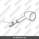 Indicator, Black, LHF, LED (T2701592)