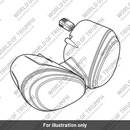 Bulb, H4, 60/55W, 12V, Type 2, Blue (T2701777)