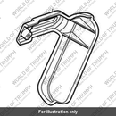 Bracket, Side Reflector, LH (T2702026)