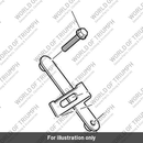 Bracket, Front Number Plate, LH (T2702195)