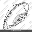 Lens Assy, Rear Light, SAE (T2703060)